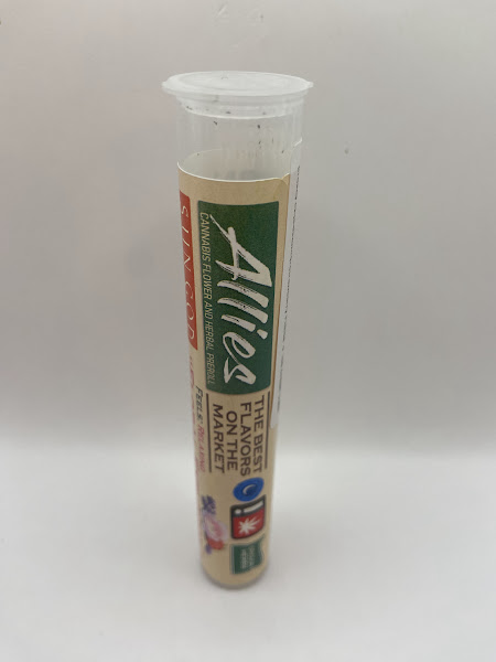 Photograph of product: SunGod | Allies Infused Preroll | Relaxing Oui'd | Floral Explosion | Strawberry Fields + Ice Cream Cake (au chocolat) + Lavender