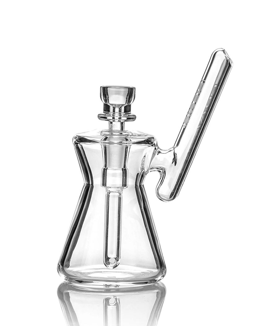 Photograph of product: 5" Hourglass Pocket Bubbler | Clear