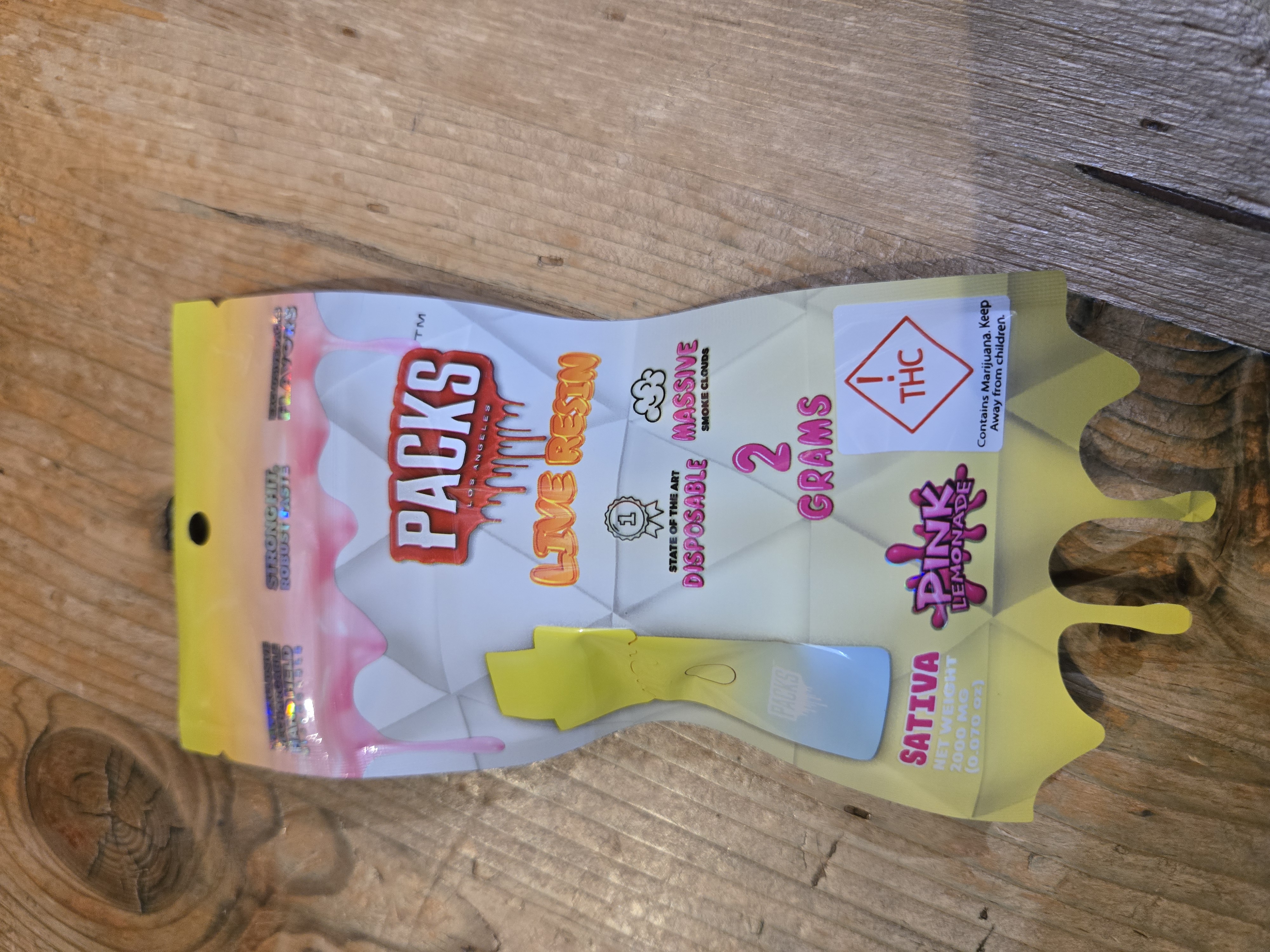 Photograph of product: Packspod - Pink Lemonade Live Resin Disposable