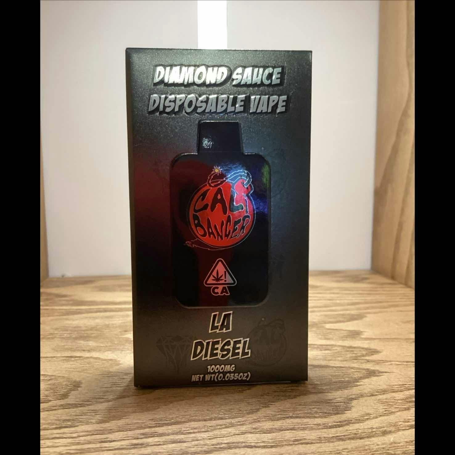 Photograph of product: Cali Banger - LA Diesel 1g Diamond Disposable Vape