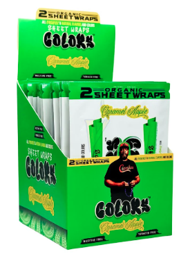 Photograph of product: Colors Organic Sheet Wraps - Caramel Apple