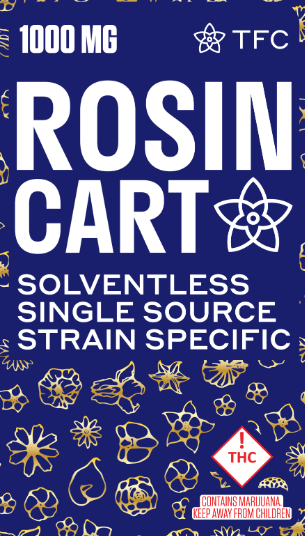 Photograph of product: The Flower Collective | First Press Rosin Cart (H) C@n#y Fumez 1g