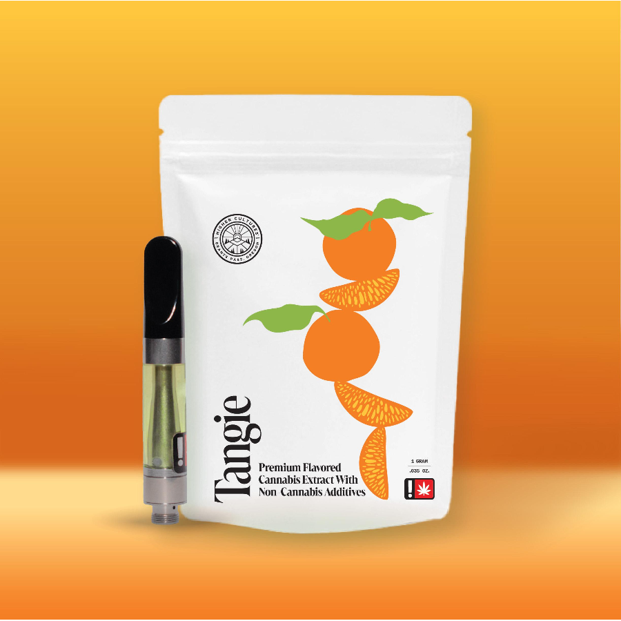 Photograph of product: Cartridge ~ Higher Cultures ~ Flavored Oui'd ~ Tangie