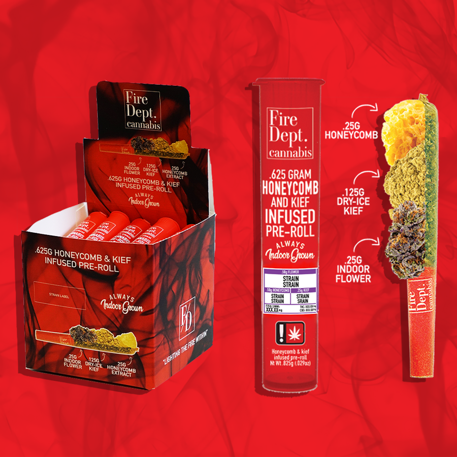 Photograph of product: FIRE DEPT | INFUSED PRE-ROLL | MISTER E