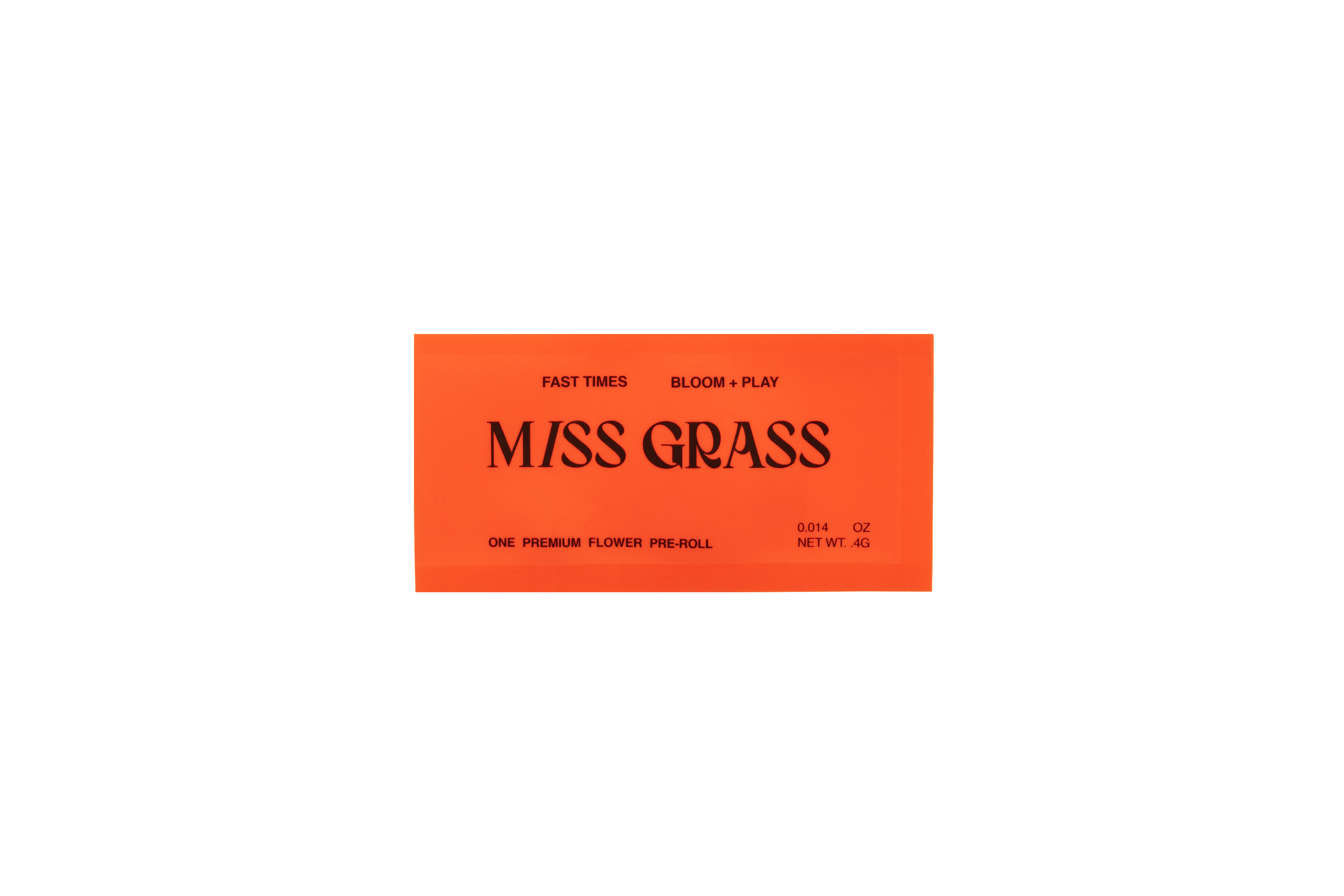 Photograph of product: Miss Grass Spark Fast Times (S) Preroll .4g