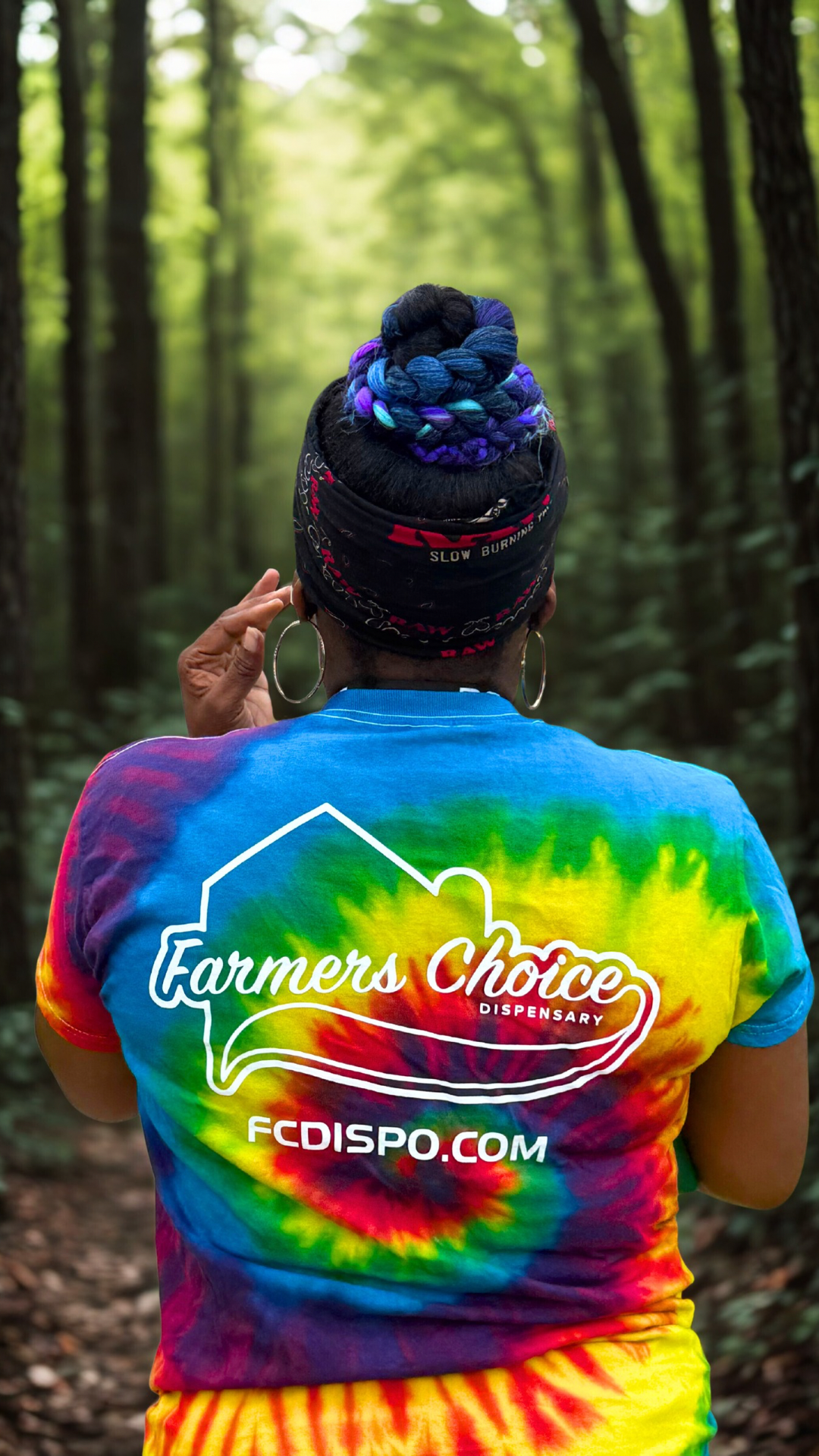Photograph of product: Farmers Choice Tie-Dye T-Shirt