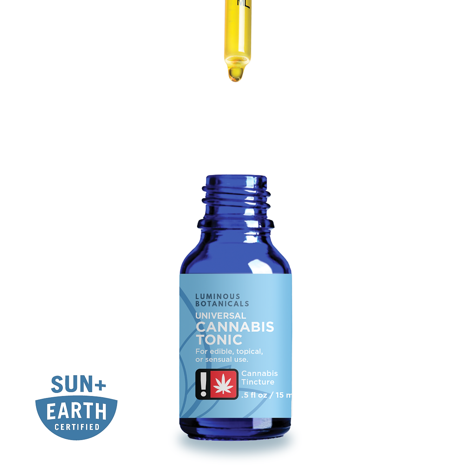 Photograph of product: Luminous > Universal Oui'd Tonic > Sky Blend > 15 ml bottle