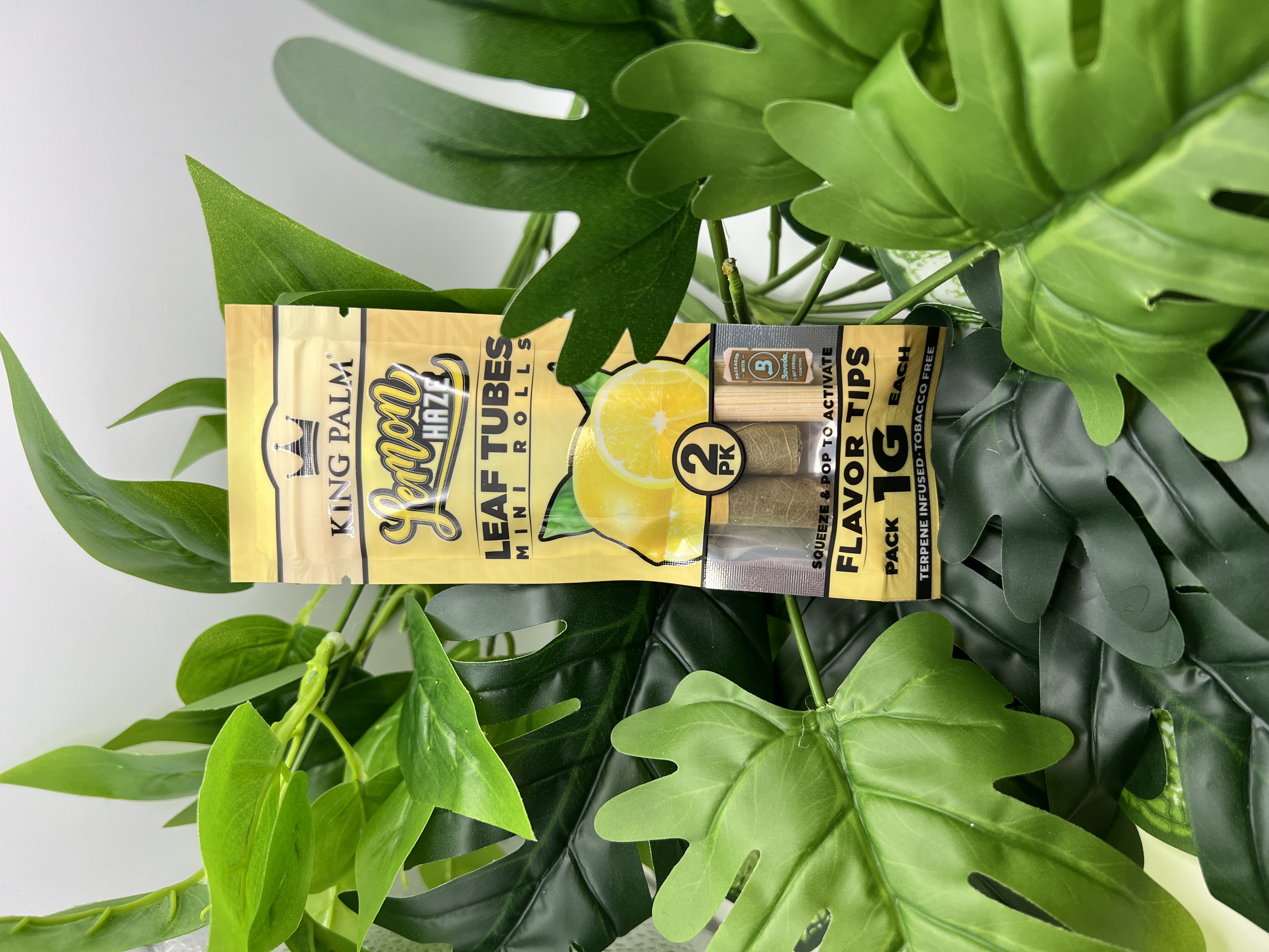 Photograph of product: King Palm - Mini Lemon Haze - 2pk