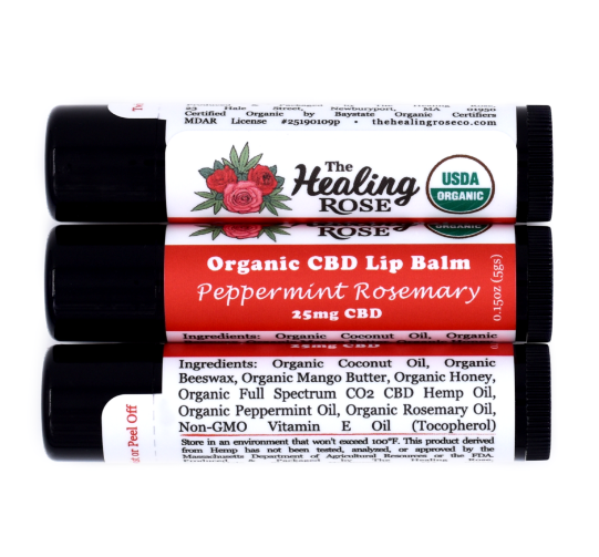 Photograph of product: Lip Balm - Peppermint Rosemary (25mg) CBD