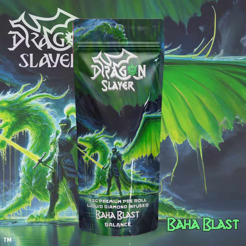 Photograph of product: Dragon Slayer - Baha Blast - 1.2g Infused Pre-Roll