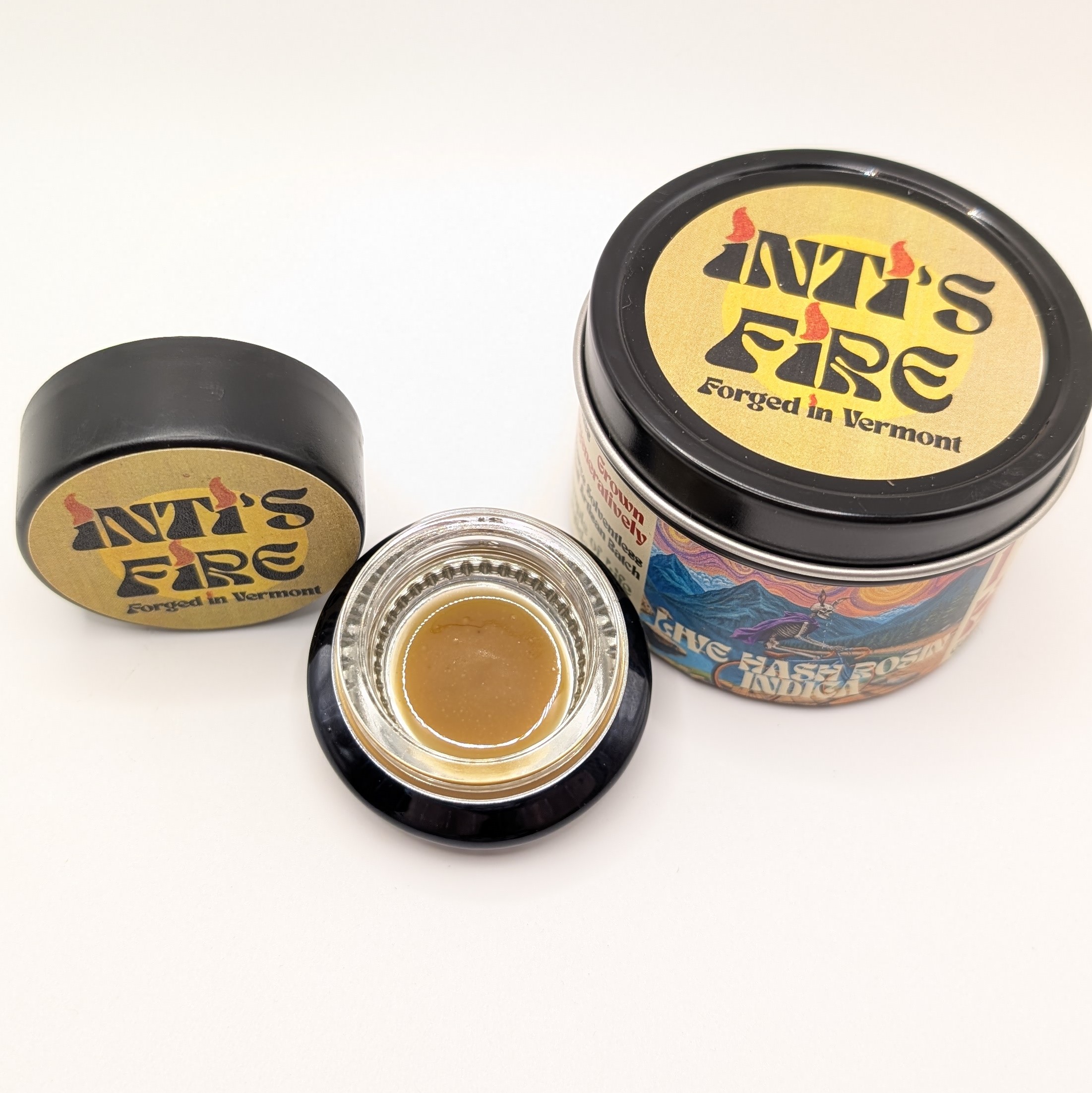 Photograph of product: Garlic Flycake 1g Live au chocolat Rosin