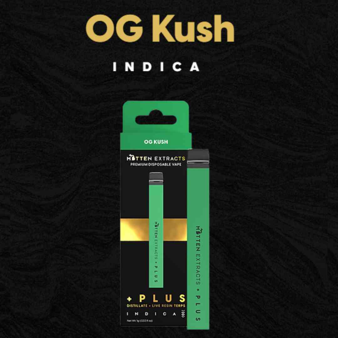 Photograph of product: Mitten Extracts - OG Kush Disposable 1g