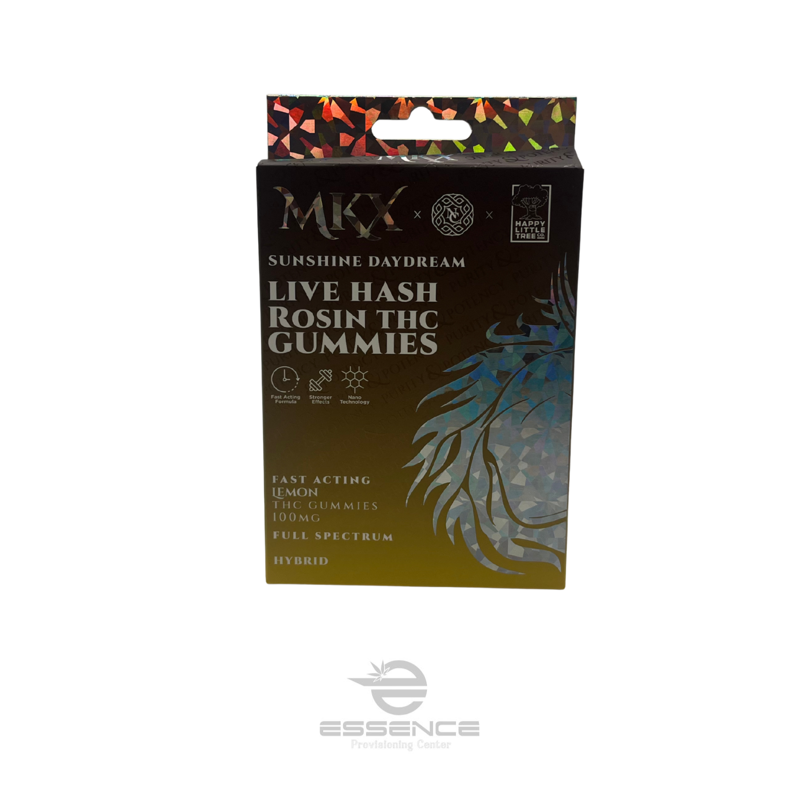 Photograph of product: MKX - Sunshine Daydream Live au chocolat Rosin Gummies - 100mg (Hybrid)