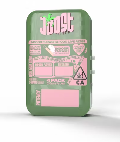 Photograph of product: BLUEBERRY CHERRY X SOUR PEACH | INFUSED PREROLL 4PK | 0.5G