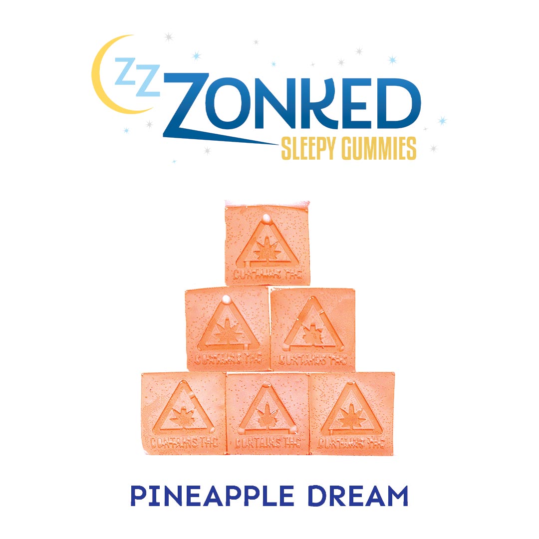 Photograph of product: Pineapple Dream | Melatonin-Free | Gummies | 20pk