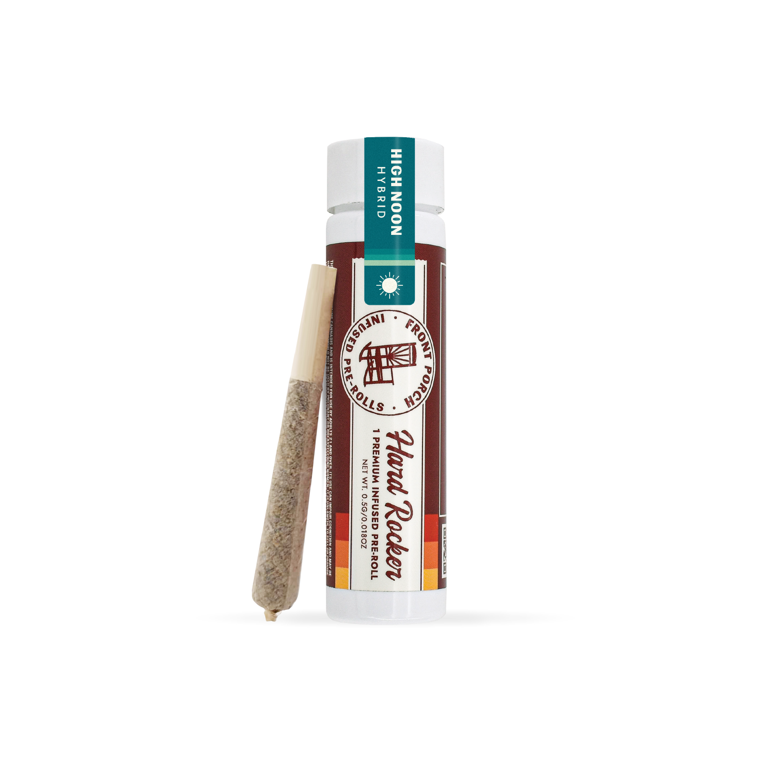 Photograph of product: High Noon | 0.5g | Single Infused Pre-Roll | Front Porch