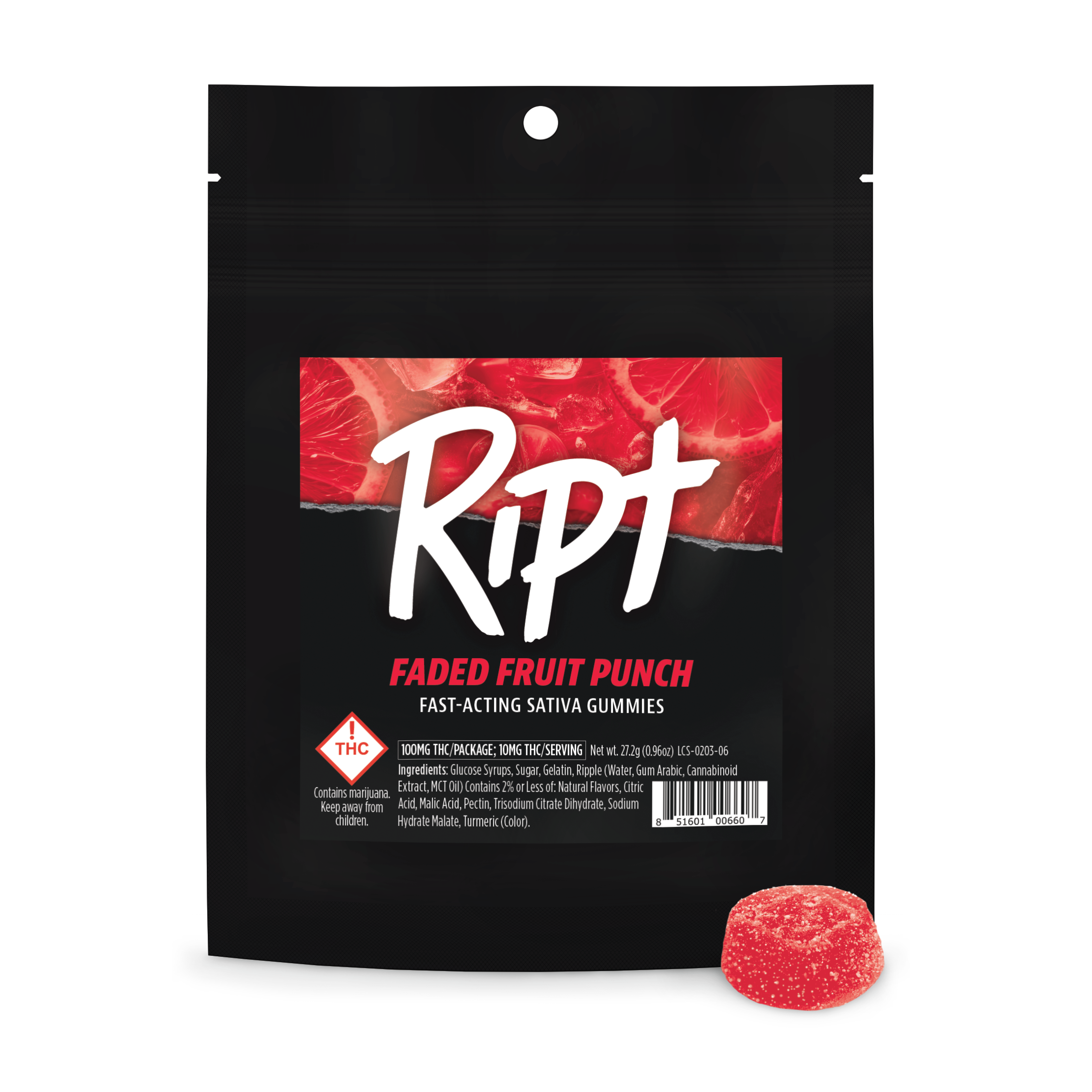 Photograph of product: Ript Faded Fruit Punch