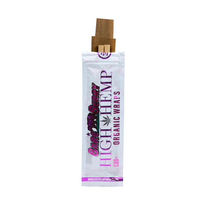 Photograph of product: High Hemp Organic Wraps Bare Berry - 2 Pack