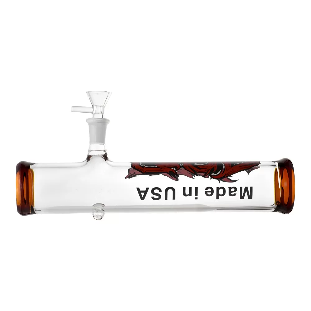 Photograph of product: 11" "Made In USA" Clear 420 Steam Roller | Yellow\Black