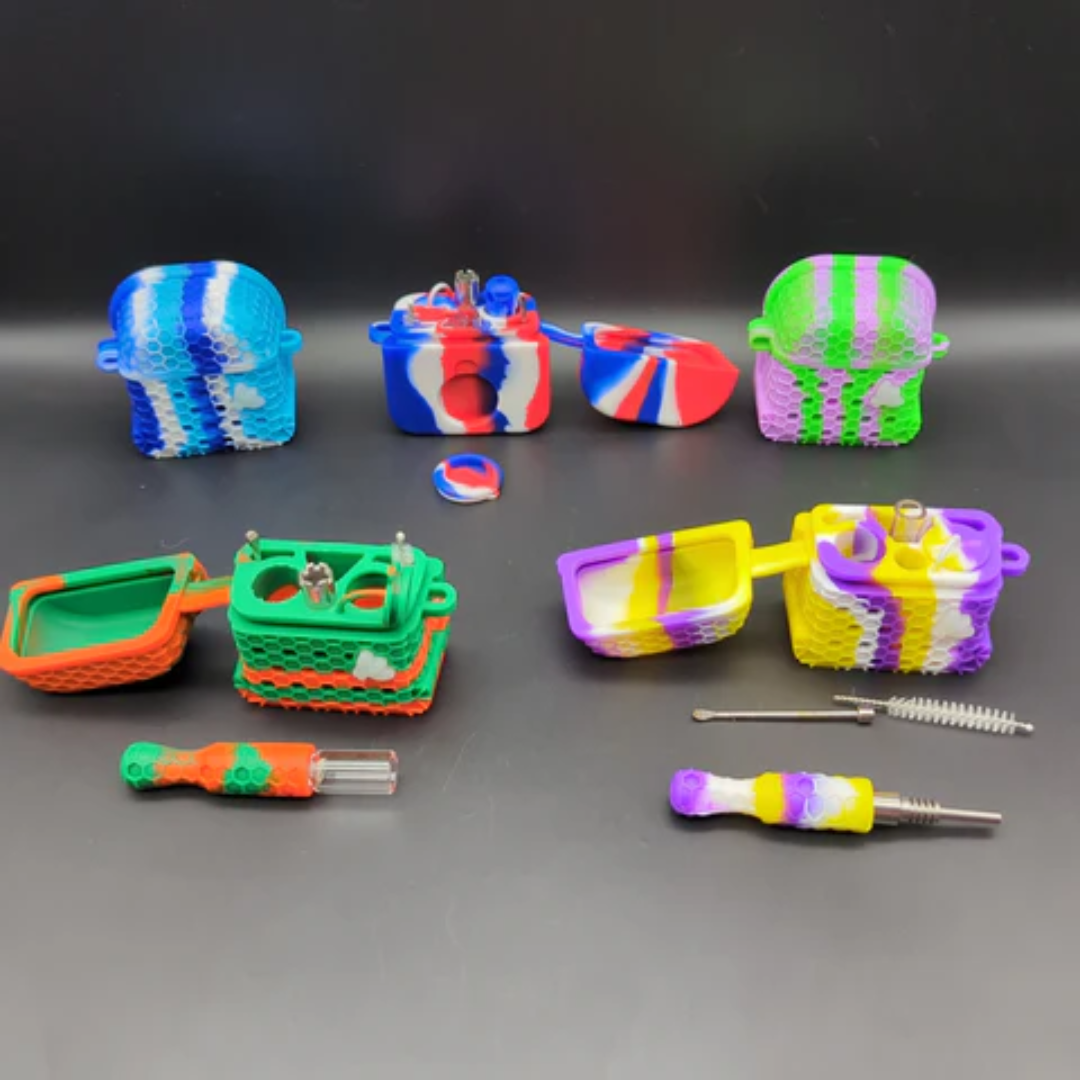 Photograph of product: HMI Compact Silicone Nectar Collector Kit