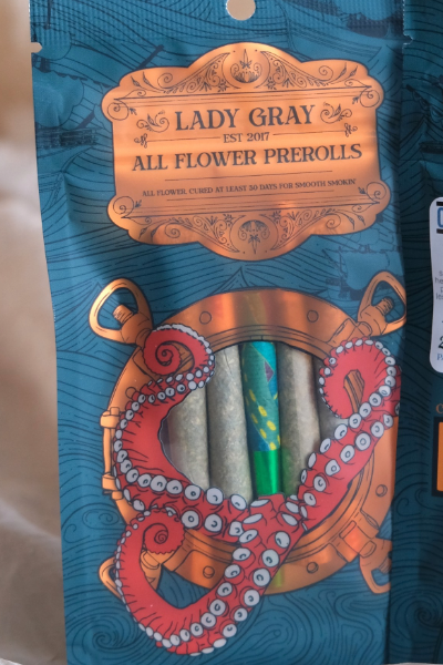 Photograph of product: 5pk Kief Kissed Pre-Rolls - Relentless Cherries / .5g x 5