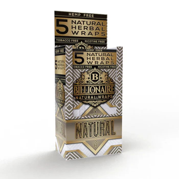 Photograph of product: Natural 5pk Billionaire Tea Leaf Herbal Wraps