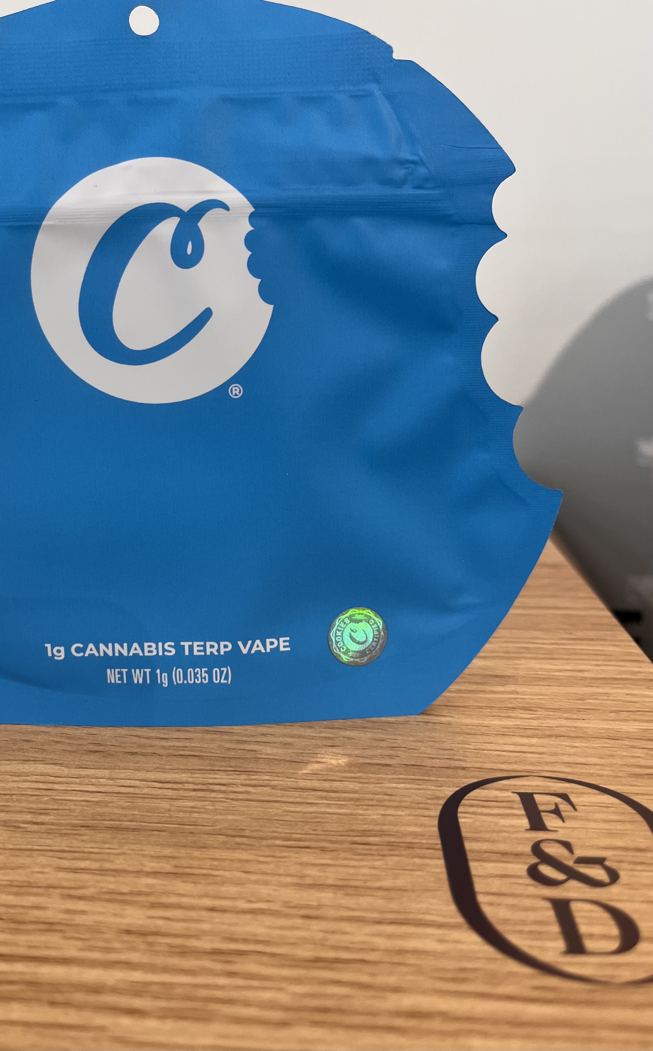 Photograph of product: Cookies - Apples and Bananas Vape Cartridge (1g)