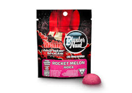 Photograph of product: Monster Xtracts - Blaster Naut Gummies - RSO - Ballistic Berry - 200MG