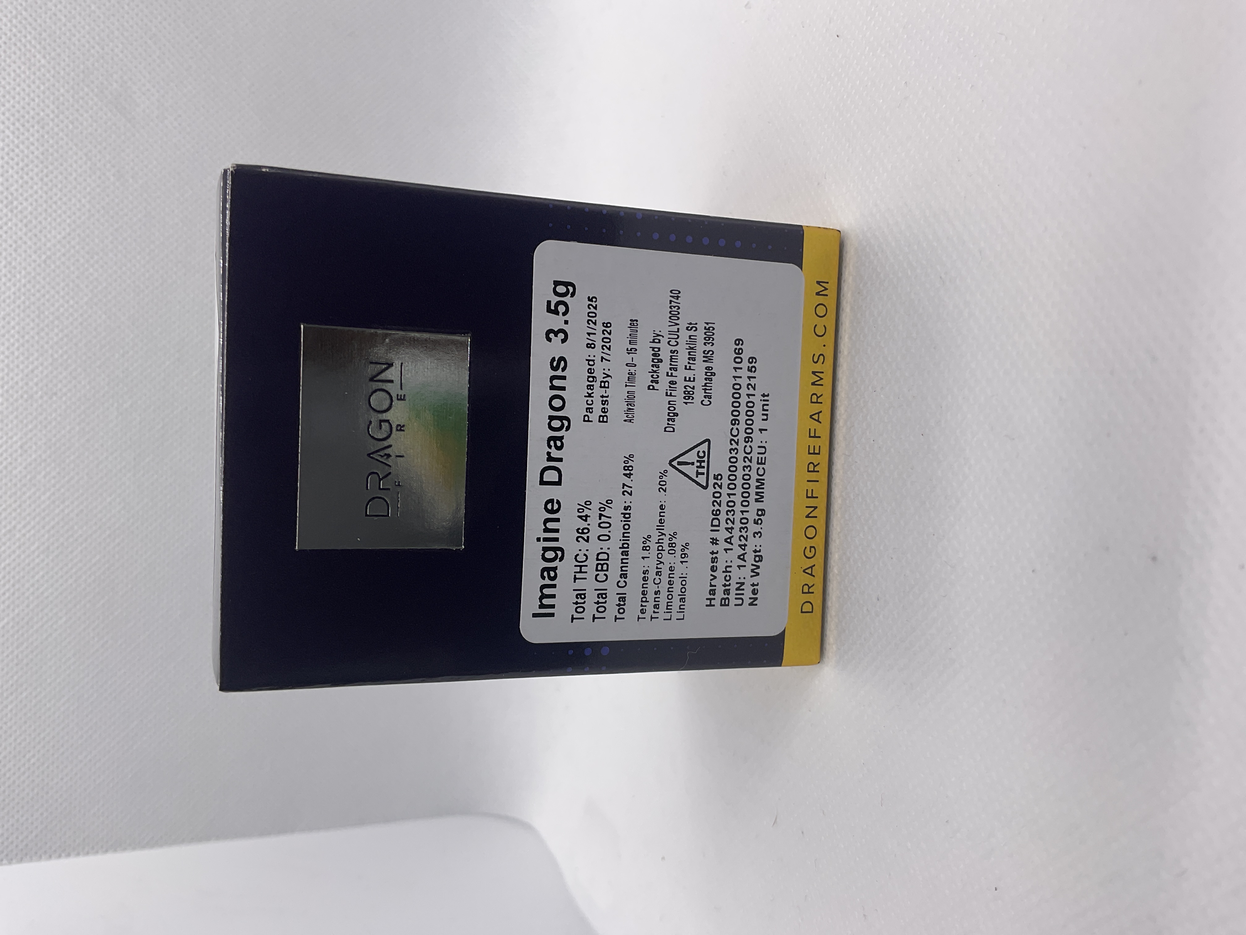 Photograph of product: Dragon Fire | 3.5g | Imagine Dragons