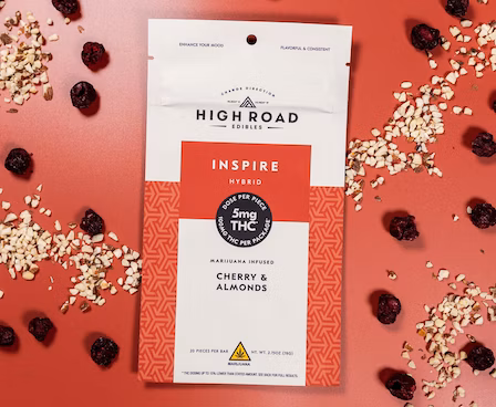 Photograph of product: Inspire White Chocolate - Cherry & Almonds