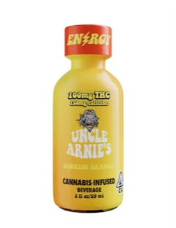 Photograph of product: UNCLE ARNIE'S SUNRISE ORANGE SHOT 100MG
