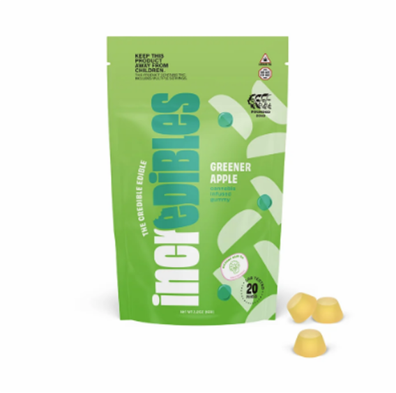 Photograph of product: Greener Apple  | Gummies | 10 pack | 100mg TH-oui