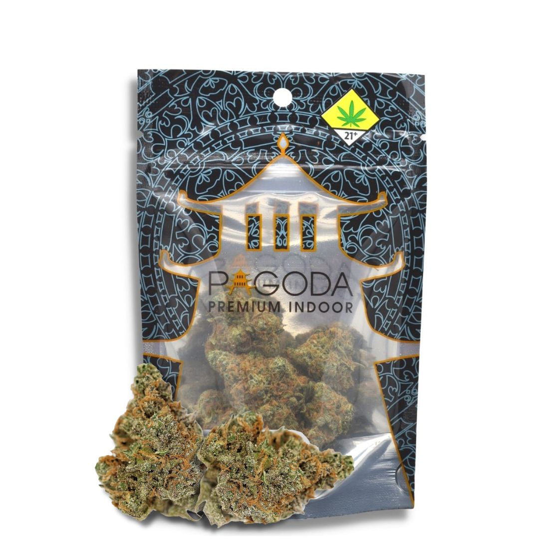 Photograph of product: Blue Dream Flower (Pagoda) - 3.5g
