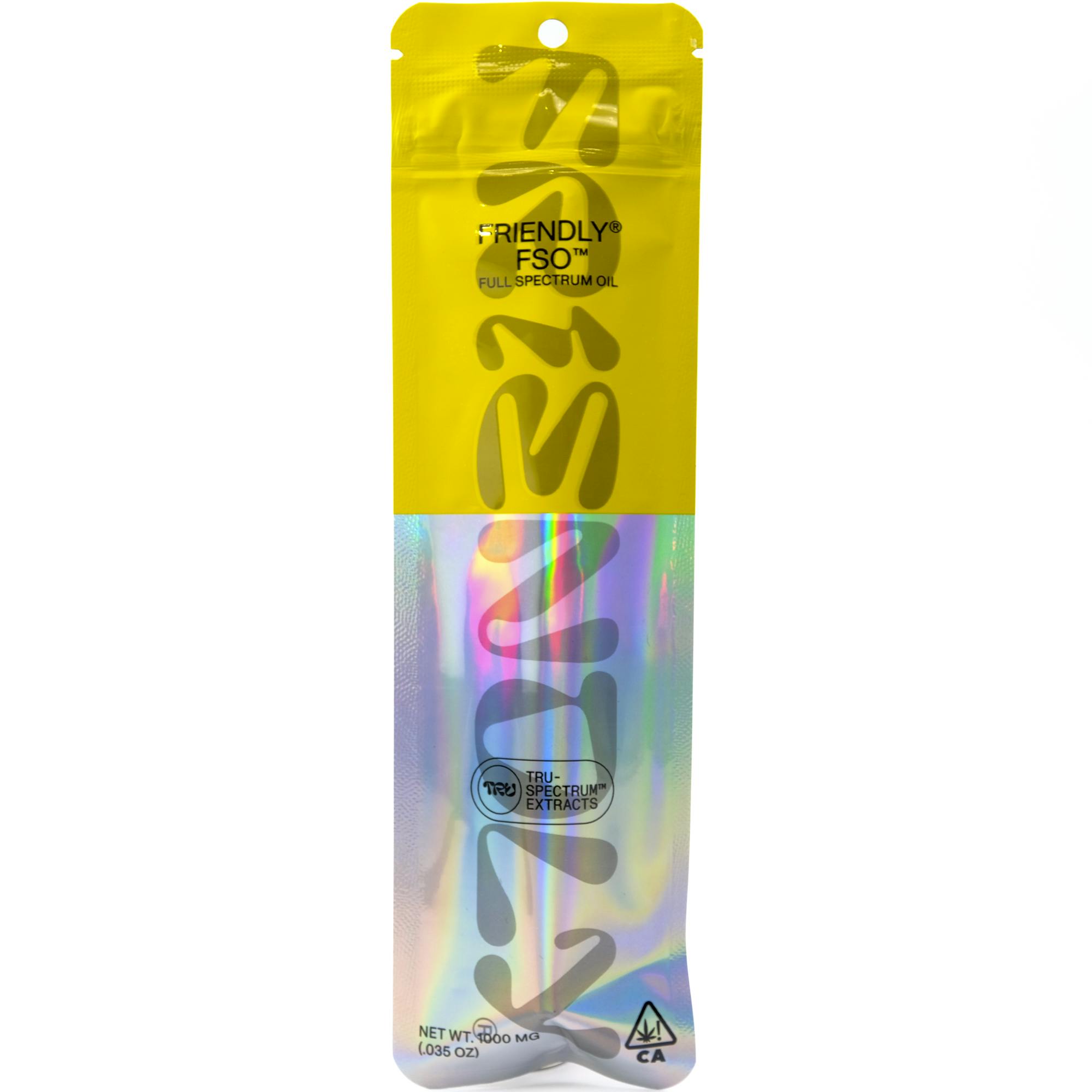 Photograph of product: Friendly Brand - Carbon Fiber - 1000MG - Cured Resin Full Spectrum Oil Syringe