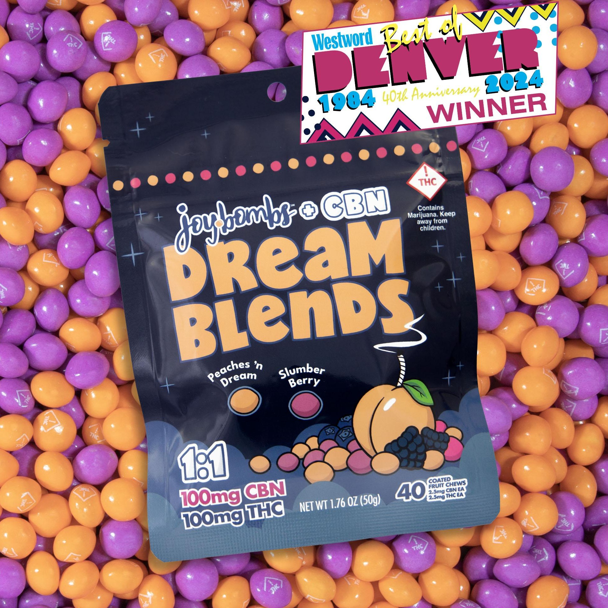 Photograph of product: Joyibles - JoyBombs Dream Blend CBN:TH-oui