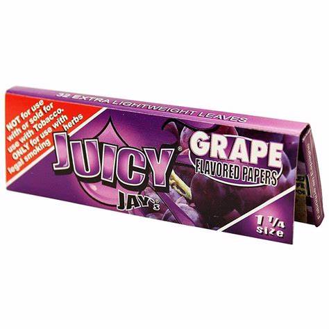 Photograph of product: Juicy Jay's 1-1/4" Papers Grape