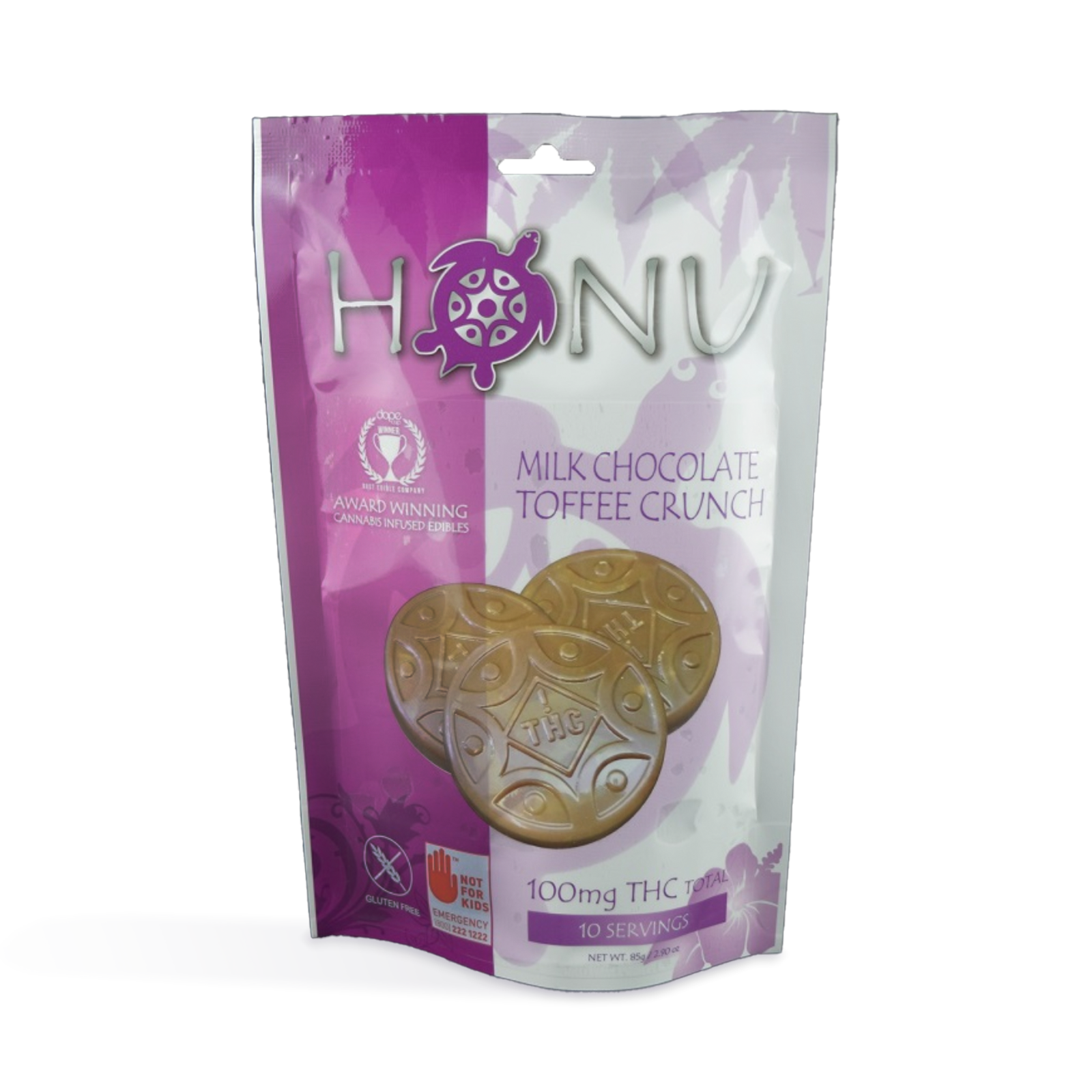 Photograph of product: Milk Chocolate Toffee Crunch 10-pack | 100mg