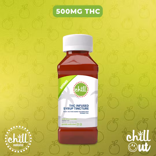 Photograph of product: Sour Apple - Syrup (500mg)