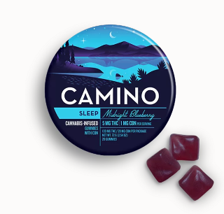 Photograph of product: Midnight Blueberry | 5:1 TH-oui:CBN Gummies | 100mg