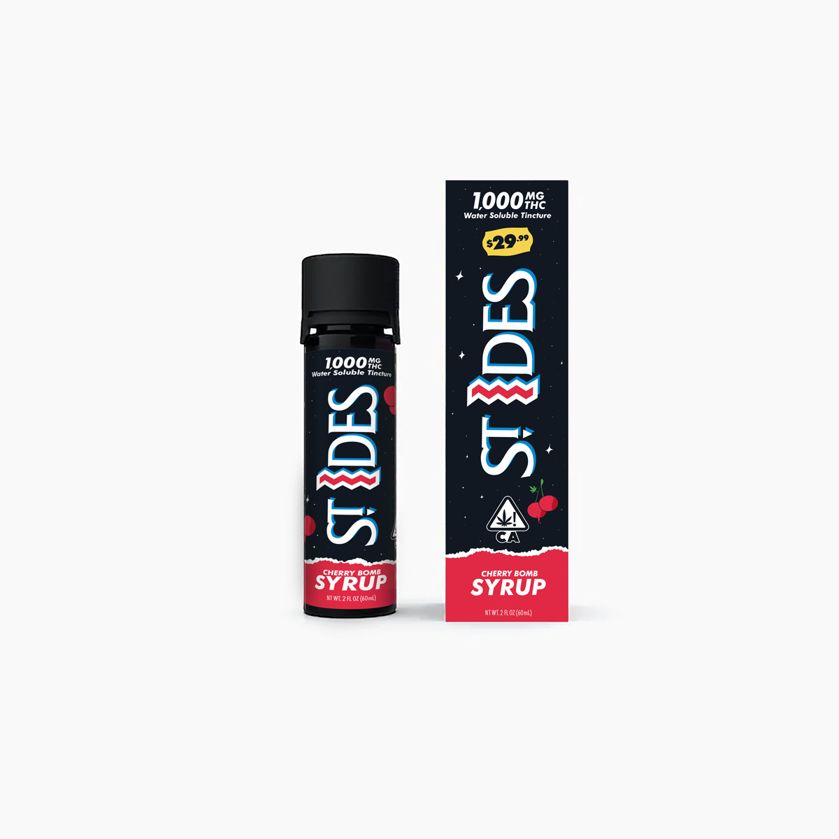 Photograph of product: CHERRY BOMB SYRUP | 1000MG