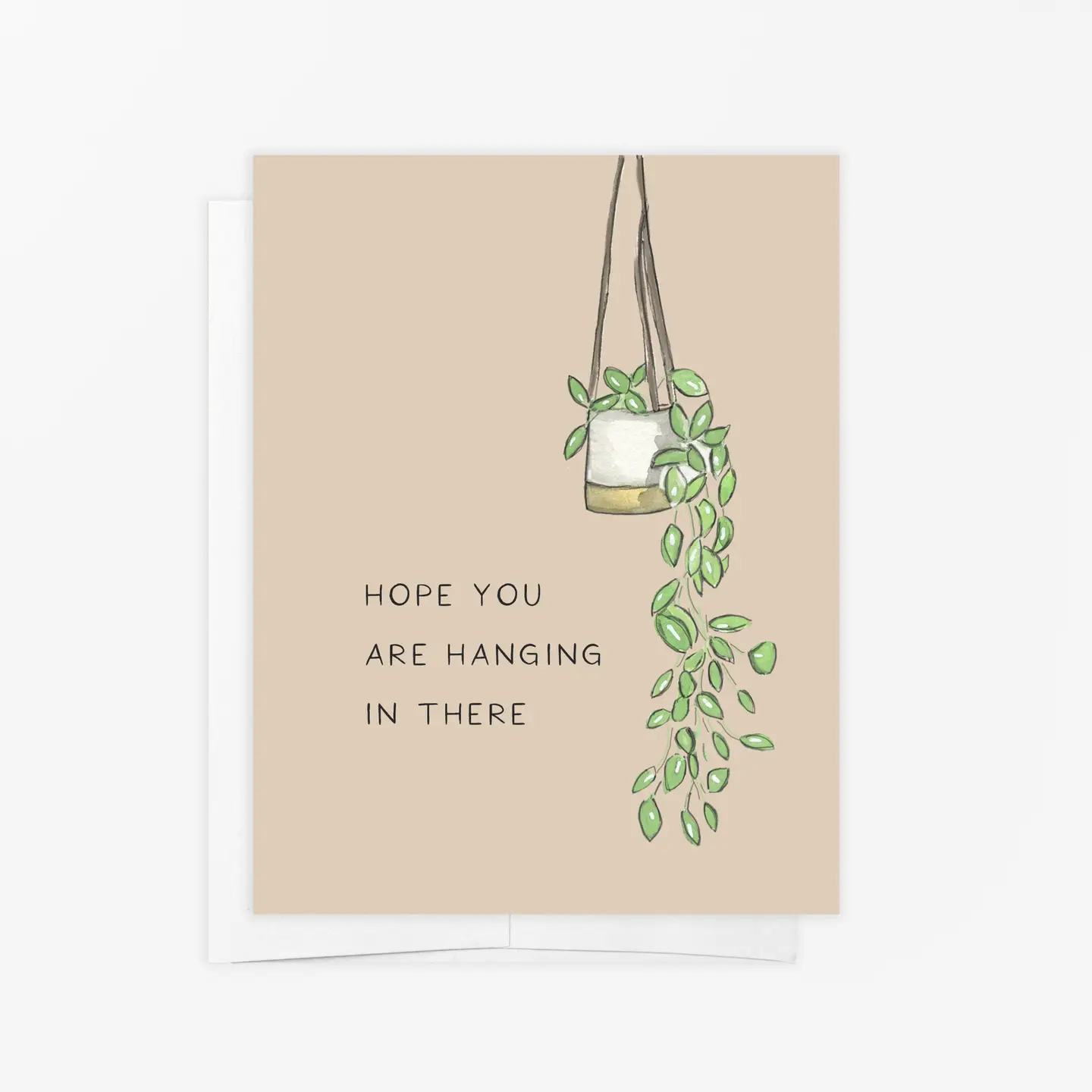 Photograph of product: HANGING IN THERE | GREETING CARD