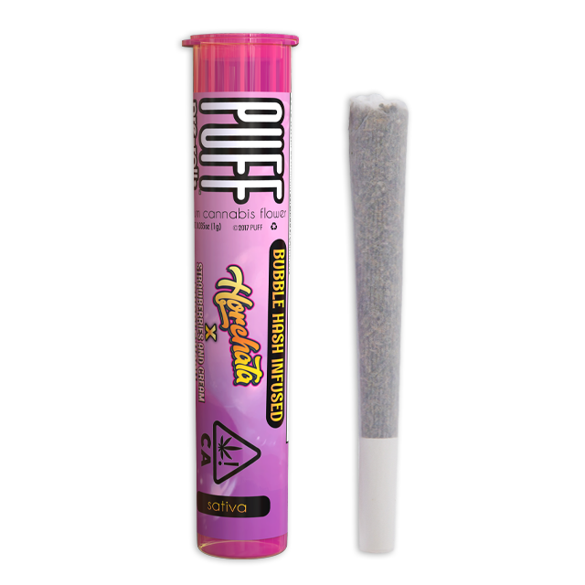 Photograph of product: HORCHATA X STRAWBERRIES AND CREAM - BUBBLE au chocolat INFUSED (1G)