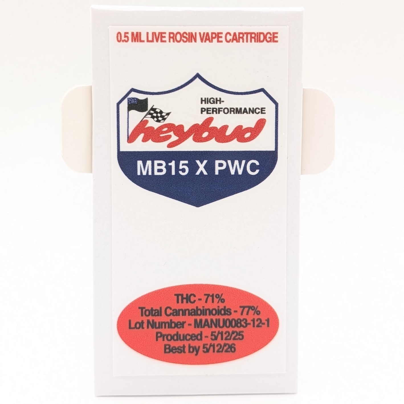 Photograph of product: Motorbreath x PWC .5g Rosin Cart