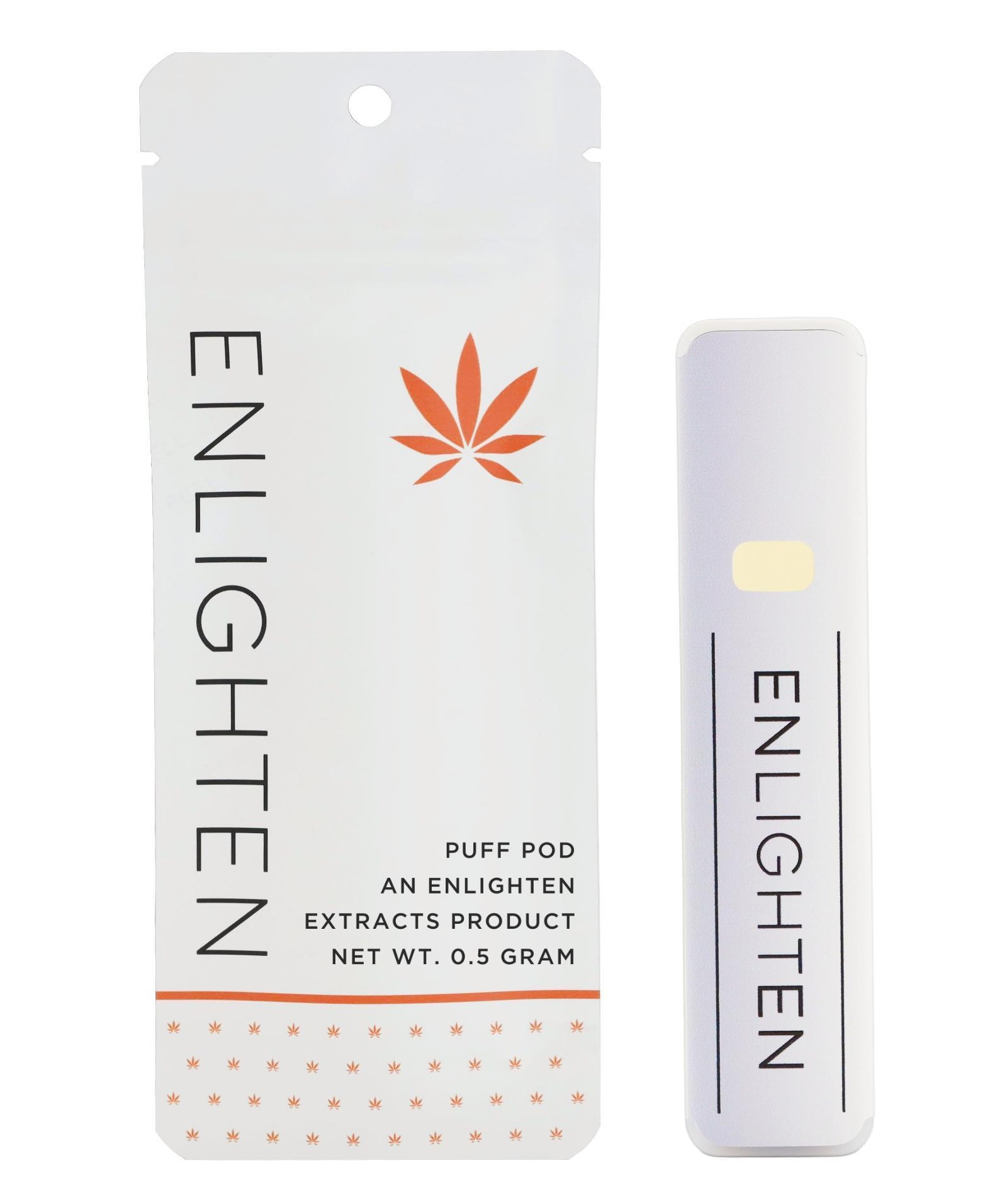 Photograph of product: EE Distillate Disposable 0.5g Orange Creamsicle