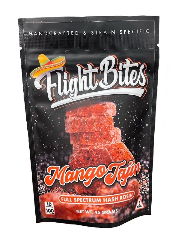 Photograph of product: Mango Tajin Rosin Gummies 10pk