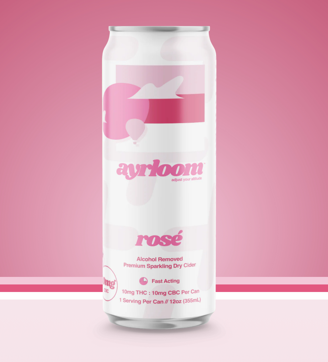 Photograph of product: Ayrloom | Beverage | Rose | 1:1 | 10mg
