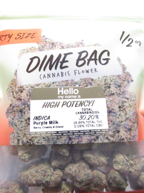 Photograph of product: Dime Bag 14g Purple Milk - Purple Milk 14g