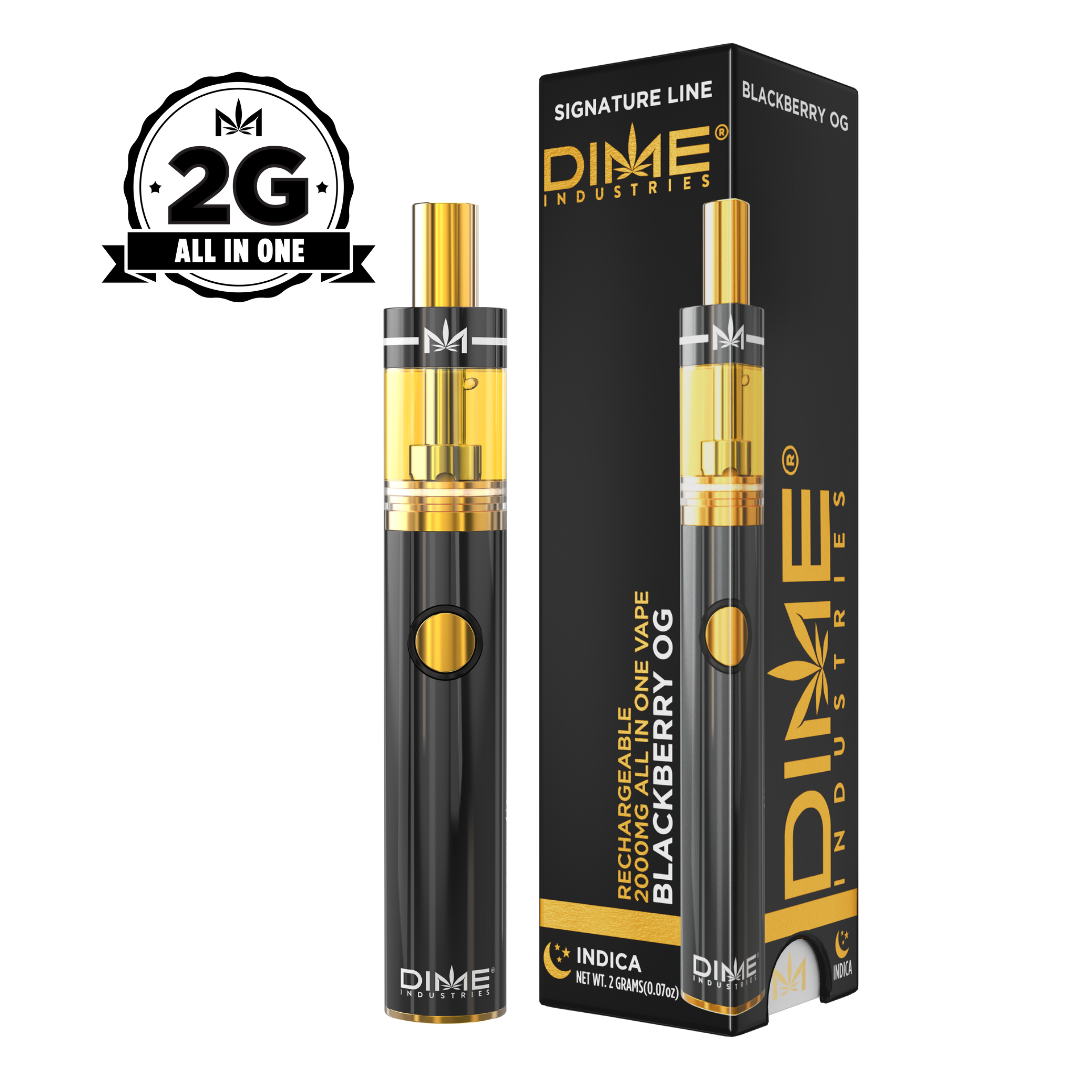 Photograph of product: DIME Signature Line | Vape | Oui'd | Blackberry OG