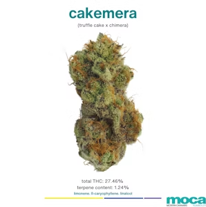 Photograph of product: MOCA | Cakemera | Indoor Flower | 1/8oz - 3.5g