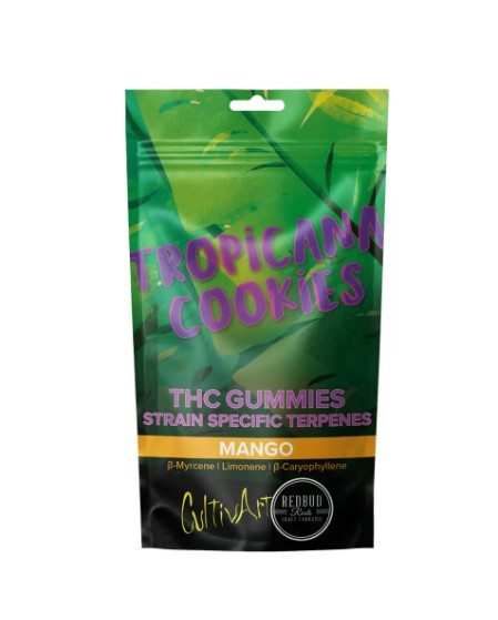Photograph of product: Tropicana Cookies | Mango | Fast Acting | 100mg